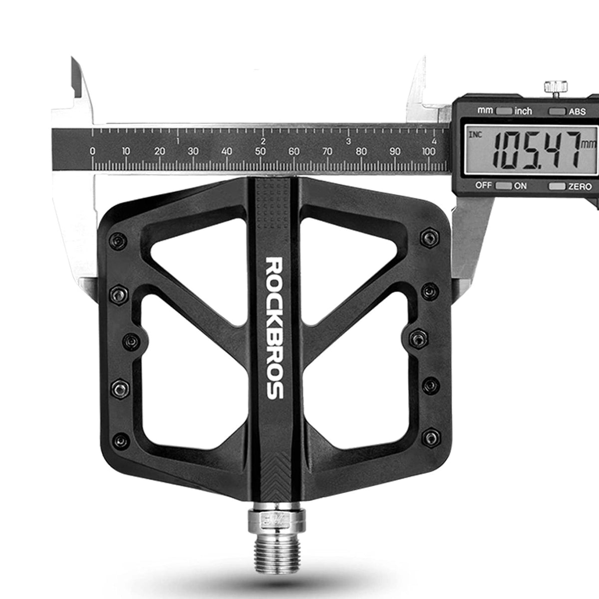 Pedały rowerowe Rockbros M906 nylonowe - czarne – zdjęcie 2