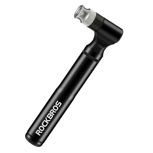 Pompka rowerowa Rockbros JG-PB-11 130 PSI z uchwytem i do piłek - czarna