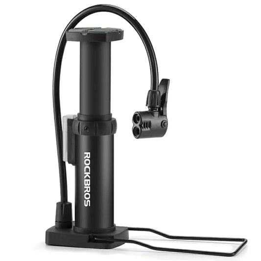 Pompka rowerowa Rockbros 4522L nożna ultralekka - czarna