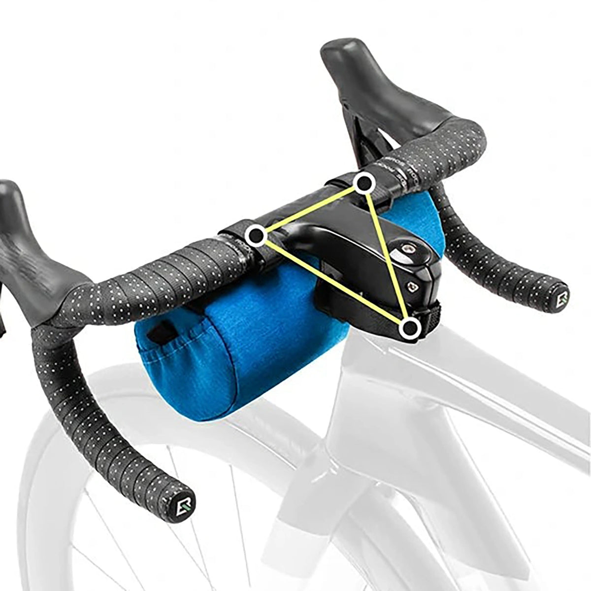 Torba rowerowa Rockbros G006 Flash Journey na kierownicę 3.6 l - niebieska – zdjęcie 3