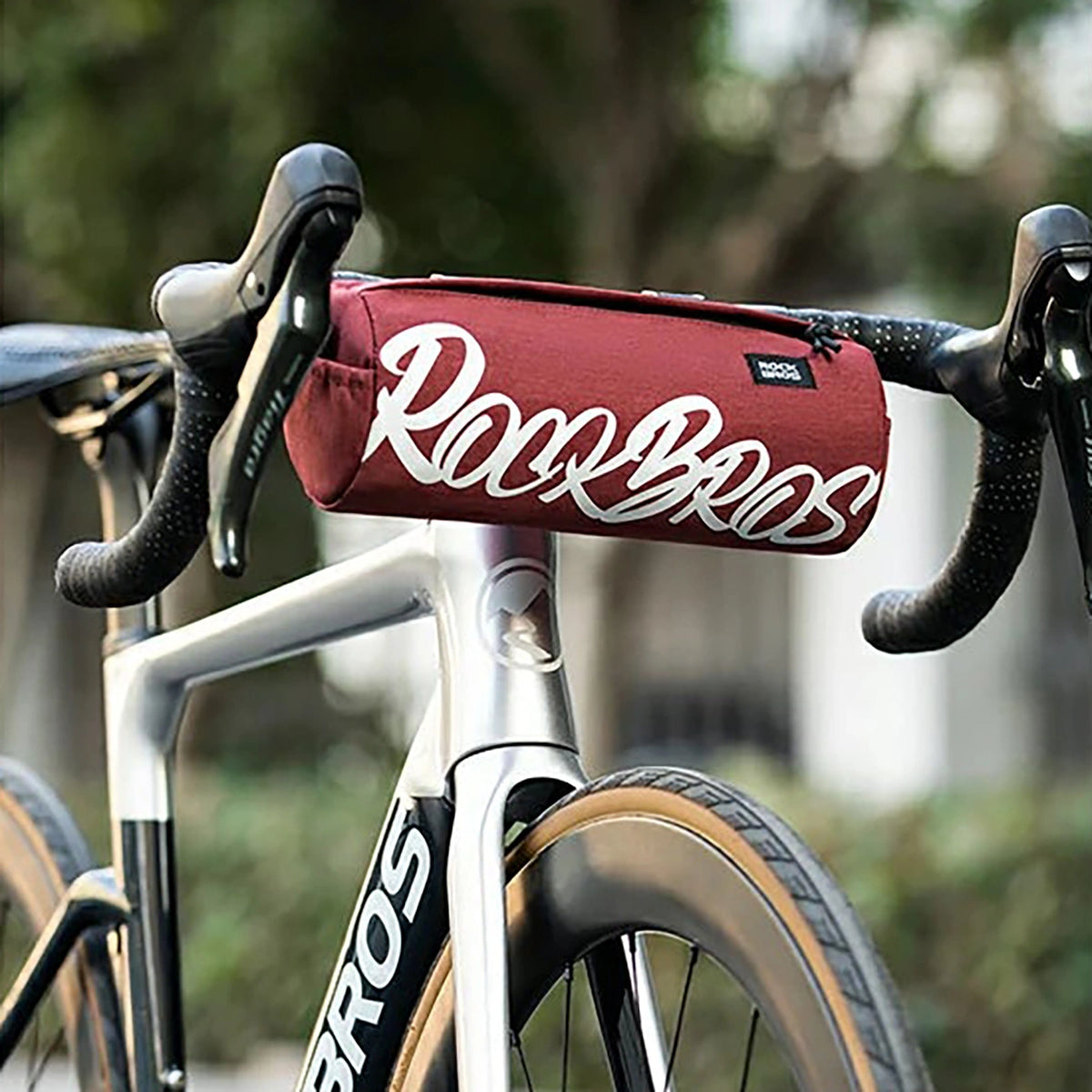 Torba rowerowa Rockbros G006 Flash Journey na kierownicę 3.6 l - czerwona – zdjęcie 2