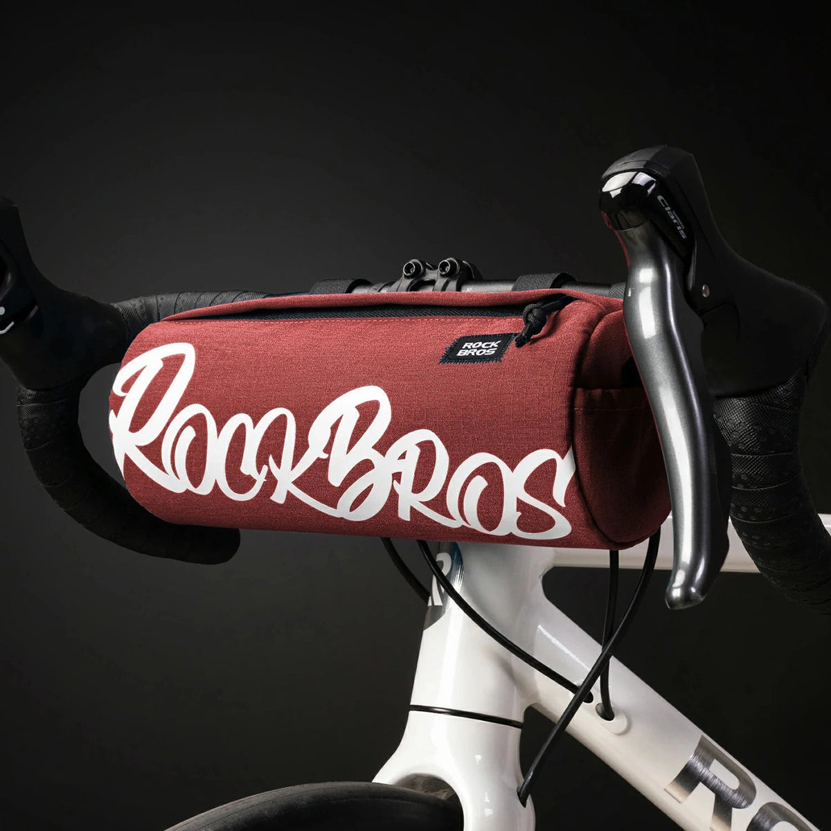 Torba rowerowa Rockbros G006 Flash Journey na kierownicę 3.6 l - czerwona – zdjęcie 3
