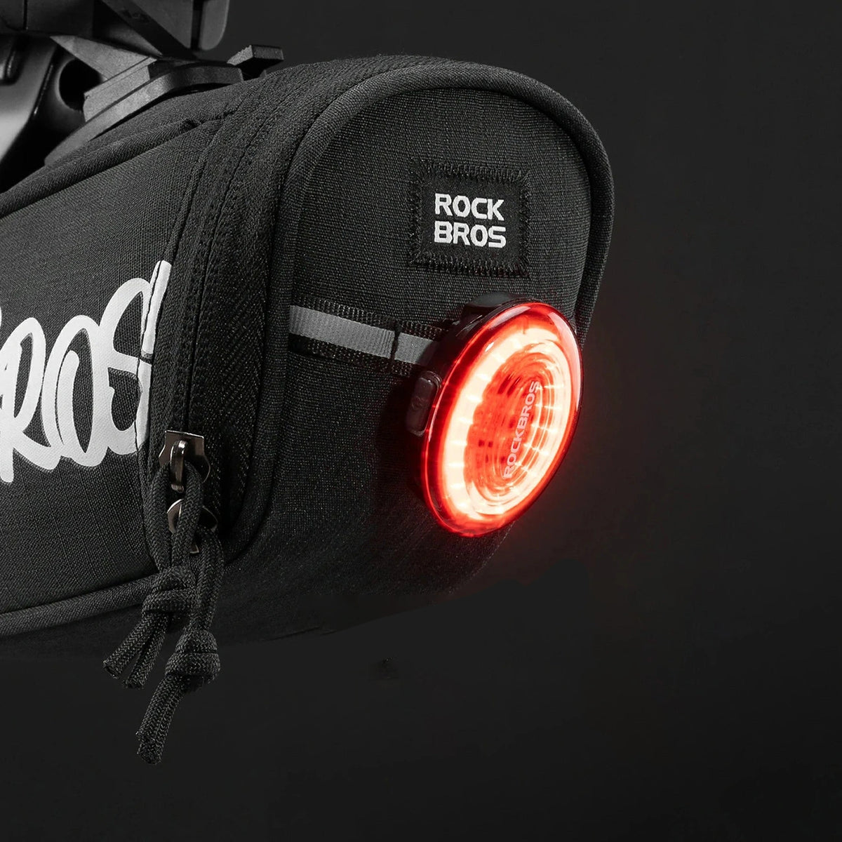 Torba rowerowa Rockbros G007 Flash Journey podsiodłowa 0.8 l - czarna – zdjęcie 4