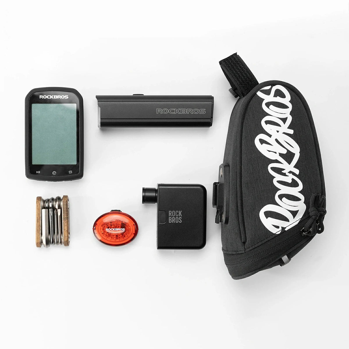Torba rowerowa Rockbros G007 Flash Journey podsiodłowa 0.8 l - czarna – zdjęcie 5
