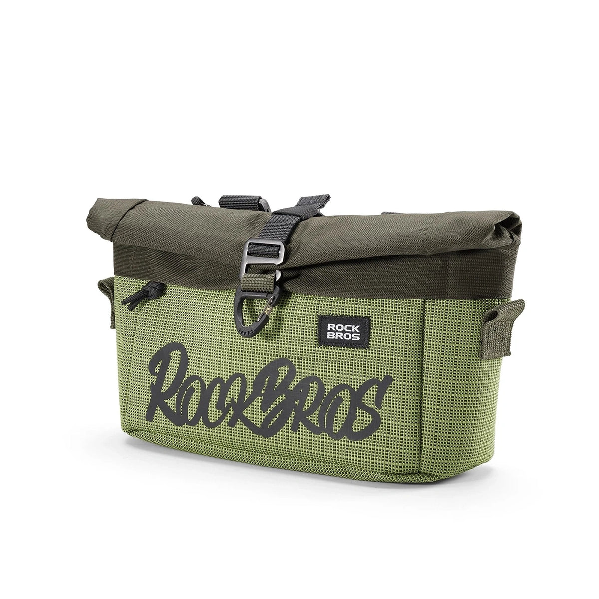 Torba rowerowa Rockbros W020-1 na kierownicę składana - zielona