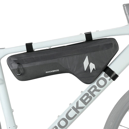 Torba rowerowa Rockbros AS-152 na dolną rurę wodoodporna 1,9 l - czarna