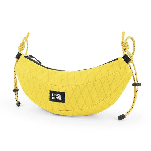 Torba rowerowa Rockbros na kierownicę lub ramię typu banan 1,8 l - żółta