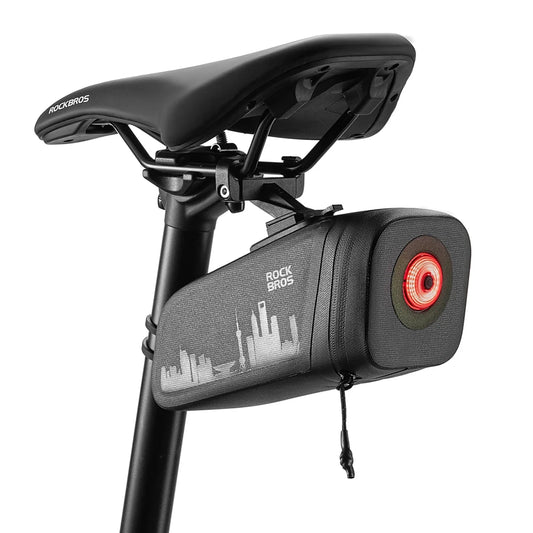 Torba rowerowa Rockbros AS-141 podsiodłowa lekka z inteligentną - czarna