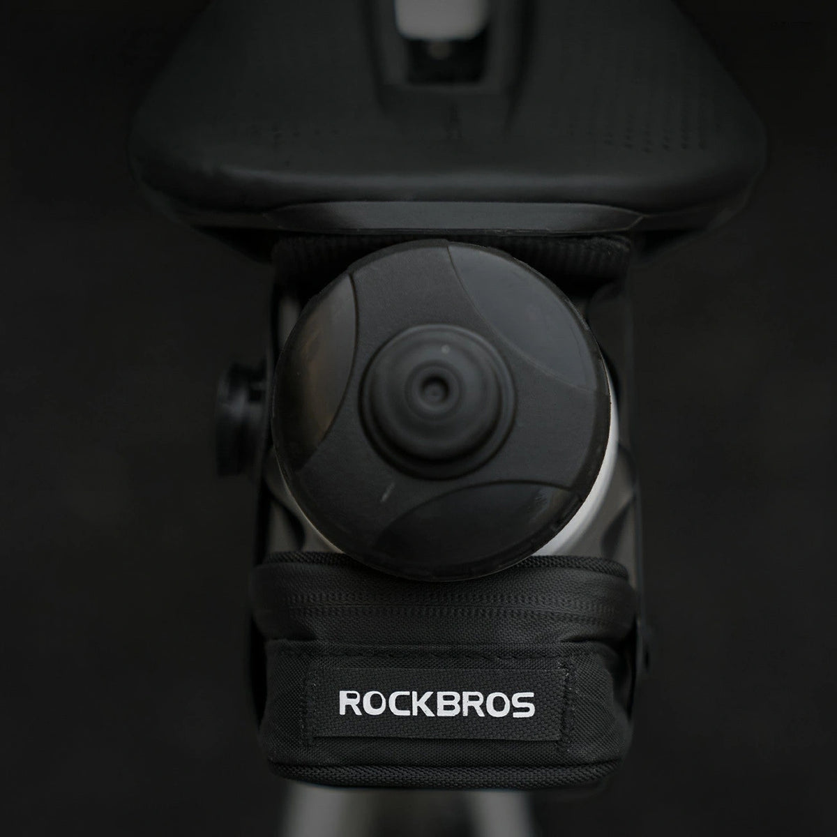 Torba podsiodłowa Rockbros P010 wielofunkcyjna z miejscem na bidon - czarna – zdjęcie 6
