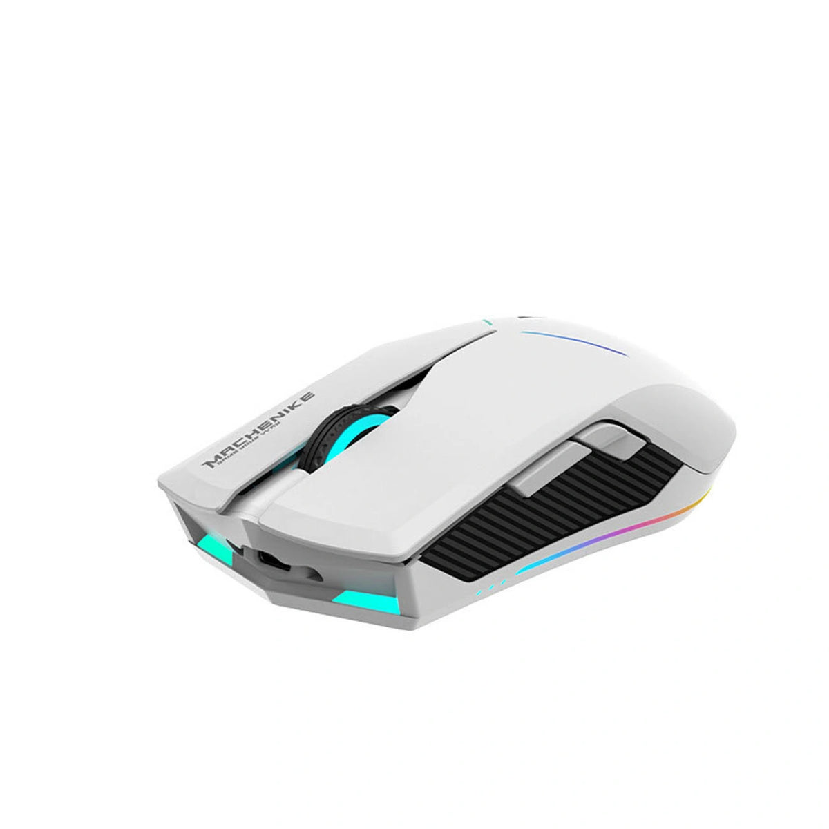 Mysz gamingowa Machenike M721 bezprzewodowa 10000 DPI z - biała – zdjęcie 4