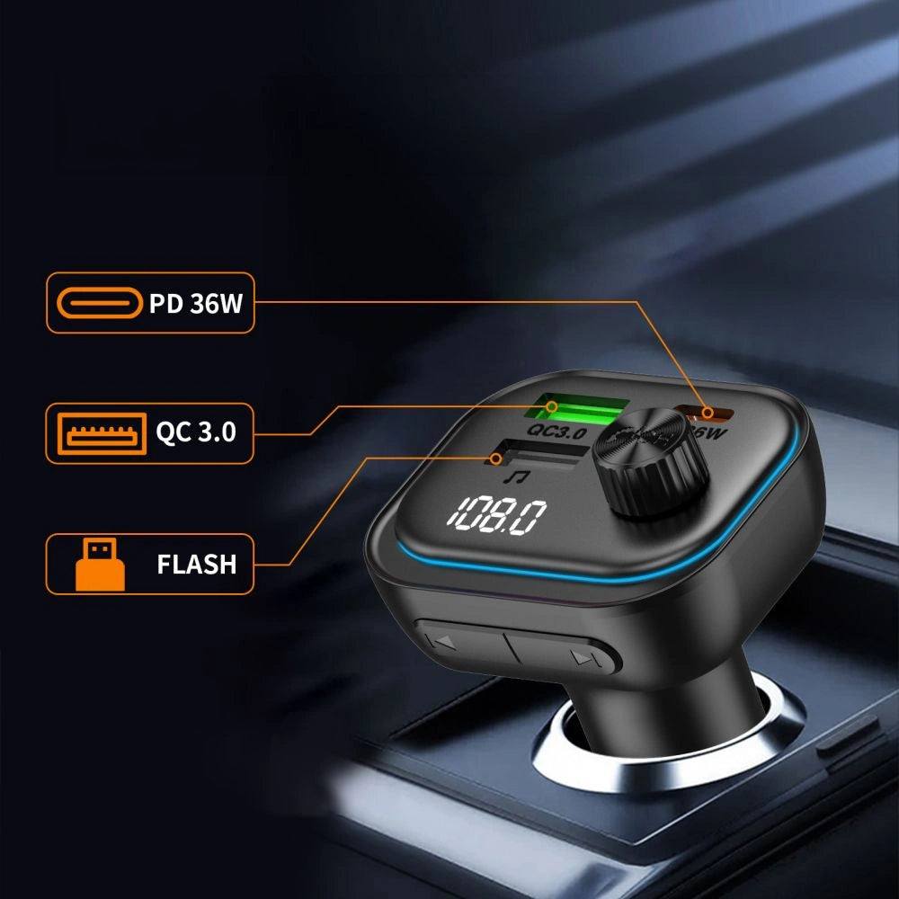 Ładowarka samochodowa Tech-Protect CC07 3-Porty PD 54W + - czarna – zdjęcie 4