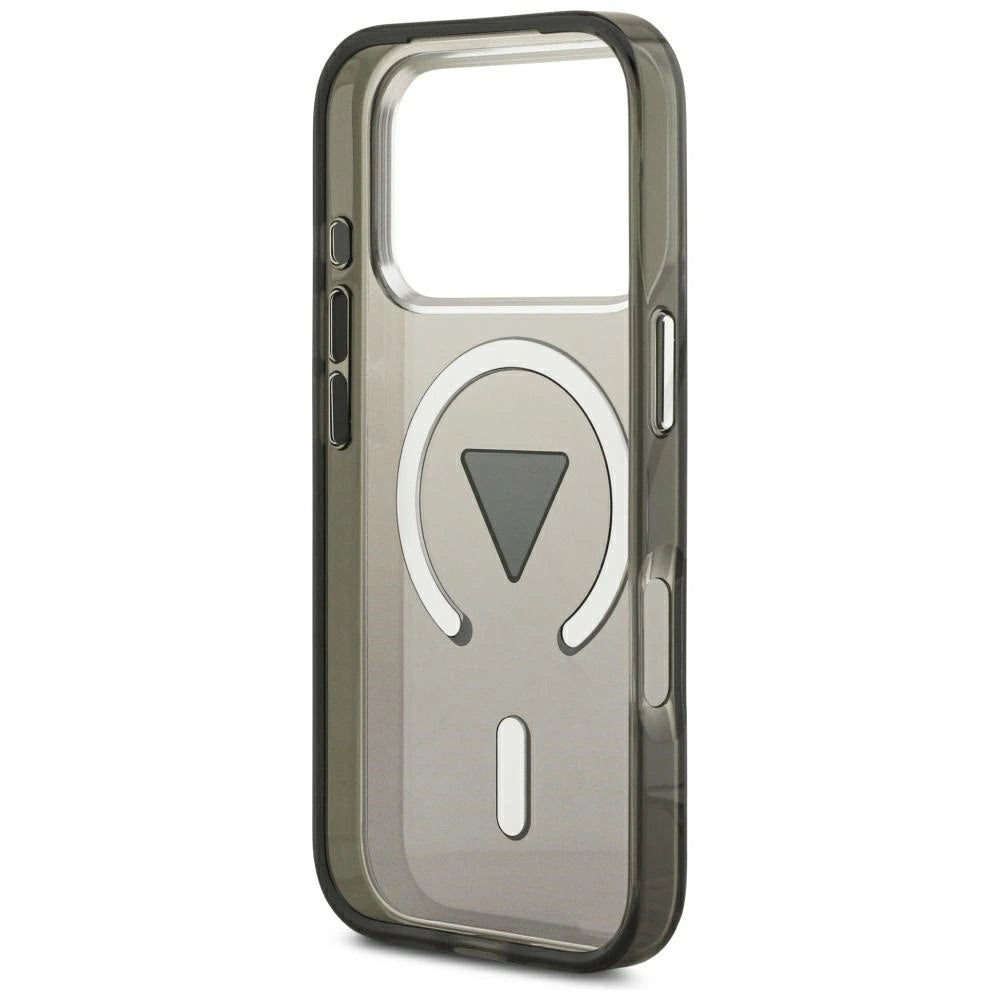 Etui Guess IML Gradient Triangle Logo MagSafe na iPhone 17 Pro - czarne – zdjęcie 7
