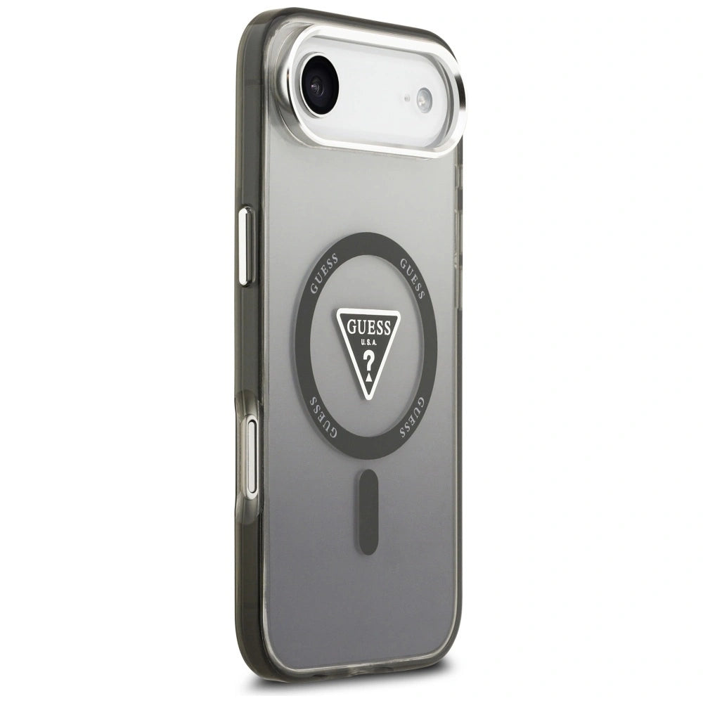 Etui Guess IML Gradient Triangle Logo MagSafe na iPhone Air - czarne – zdjęcie 4