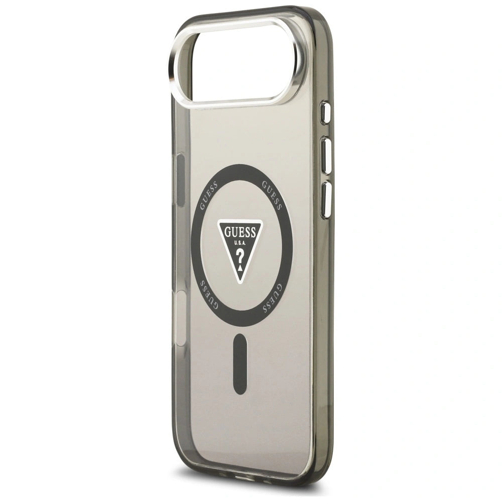 Etui Guess IML Gradient Triangle Logo MagSafe na iPhone Air - czarne – zdjęcie 6