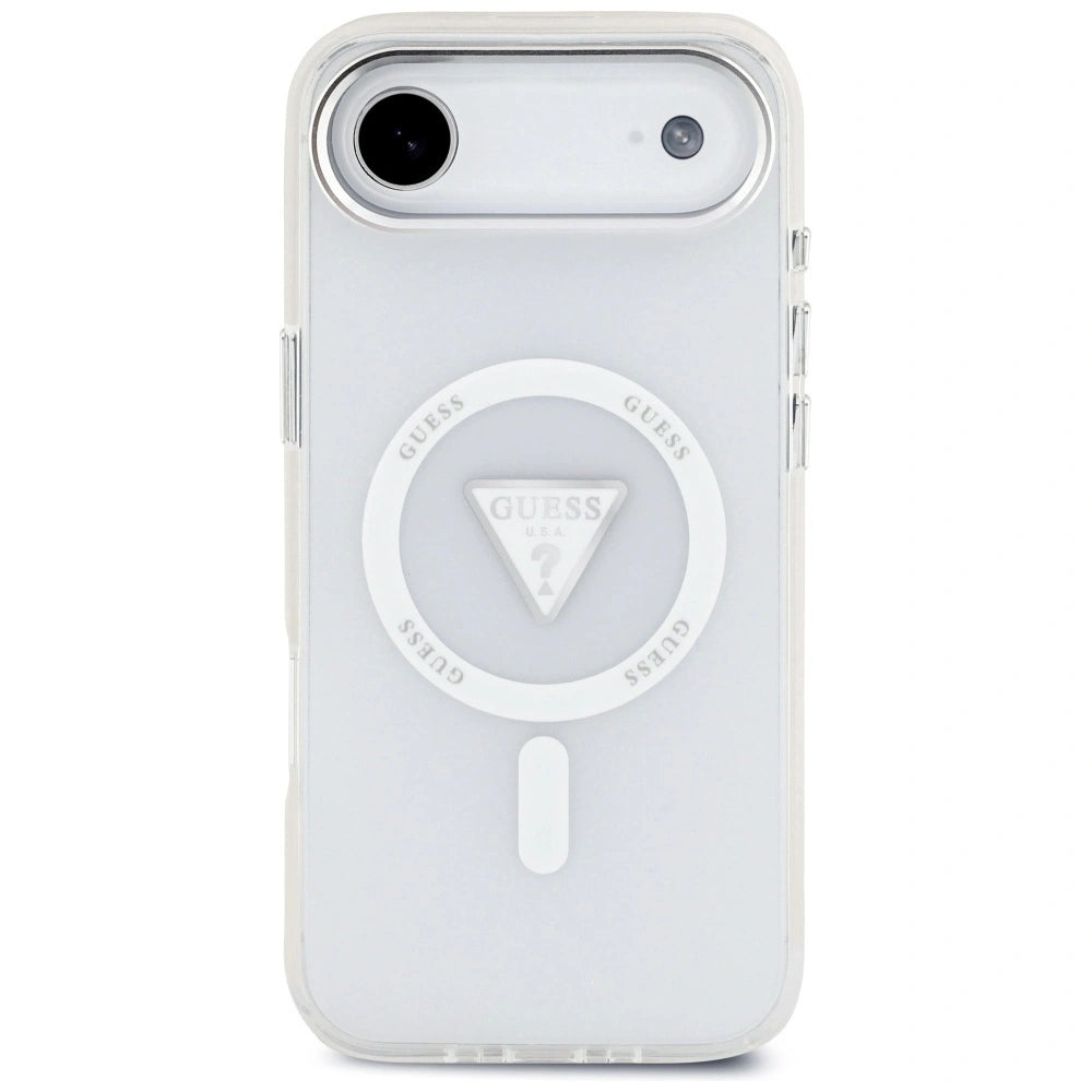 Etui Guess IML Gradient Triangle Logo MagSafe na iPhone Air - przezroczyste – zdjęcie 2