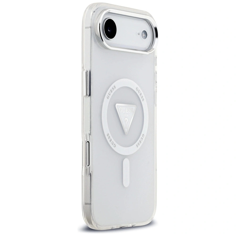 Etui Guess IML Gradient Triangle Logo MagSafe na iPhone Air - przezroczyste – zdjęcie 3