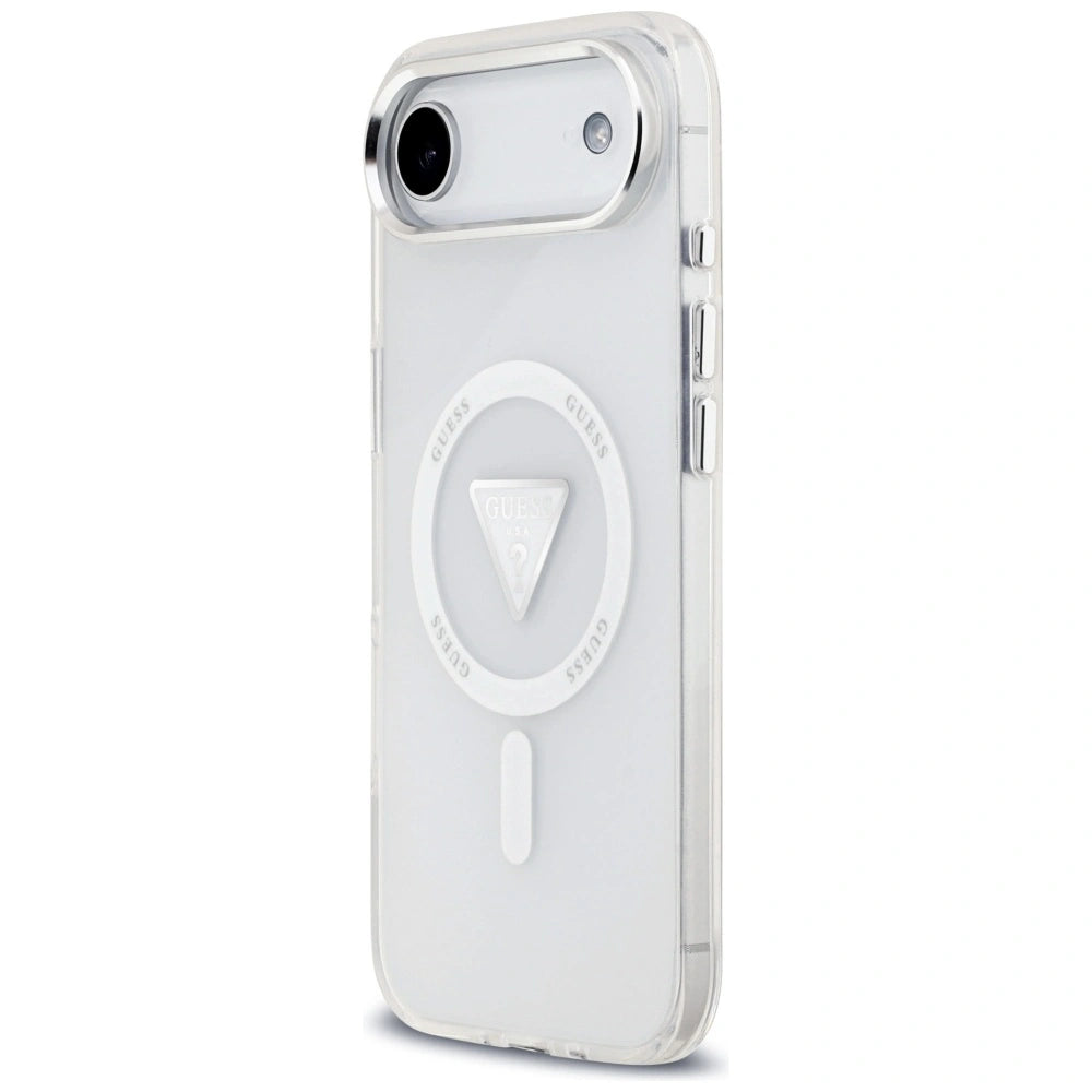 Etui Guess IML Gradient Triangle Logo MagSafe na iPhone Air - przezroczyste – zdjęcie 4