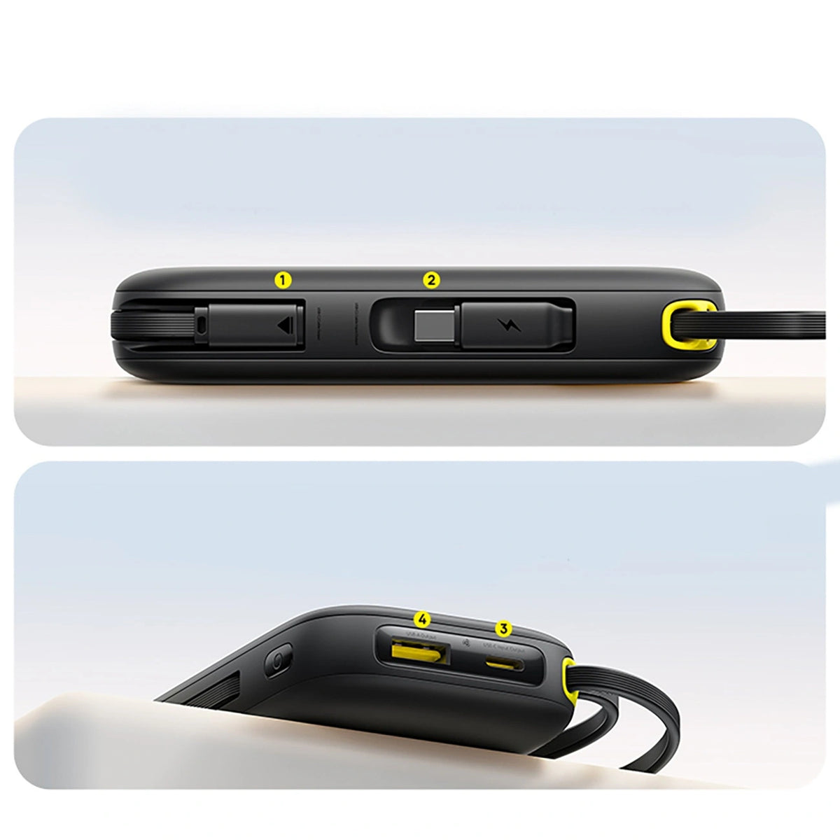 Powerbank Baseus EnerFill FC31 QPow3 10000mAh 45W z wyświetlaczem - czarny