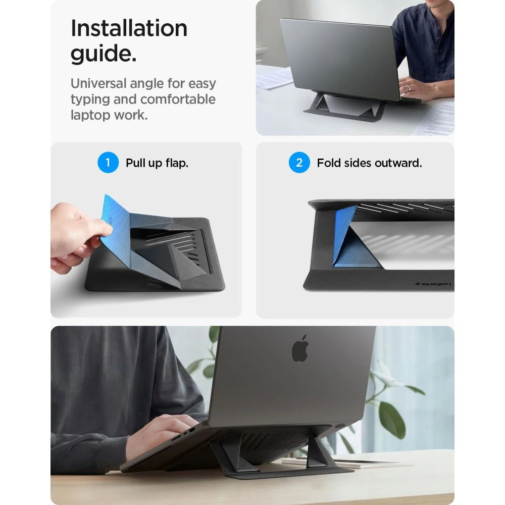 Podstawka pod laptopa Spigen SlimFold LD201-S6 - szara – zdjęcie 13