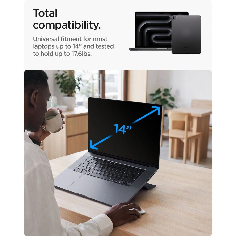 Podstawka pod laptopa Spigen SlimFold LD201-S6 - szara – zdjęcie 8