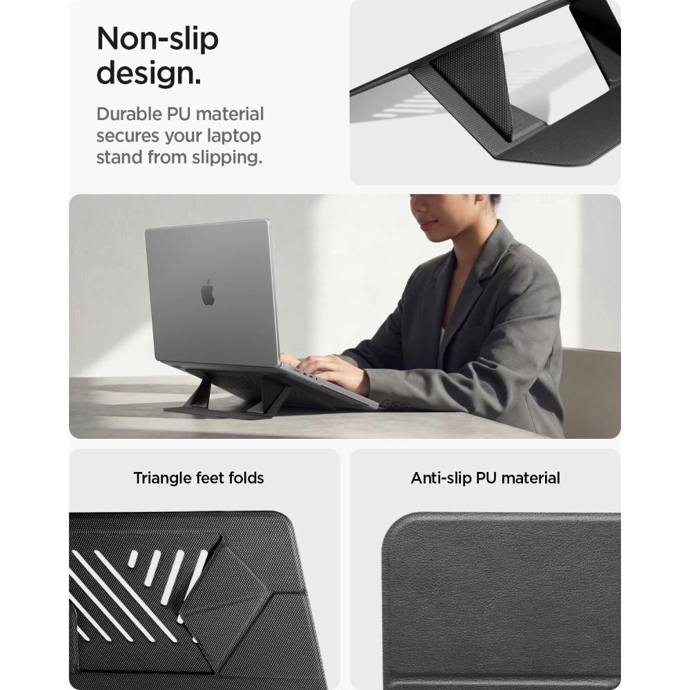 Podstawka pod laptopa Spigen SlimFold LD201-S6 - szara – zdjęcie 9