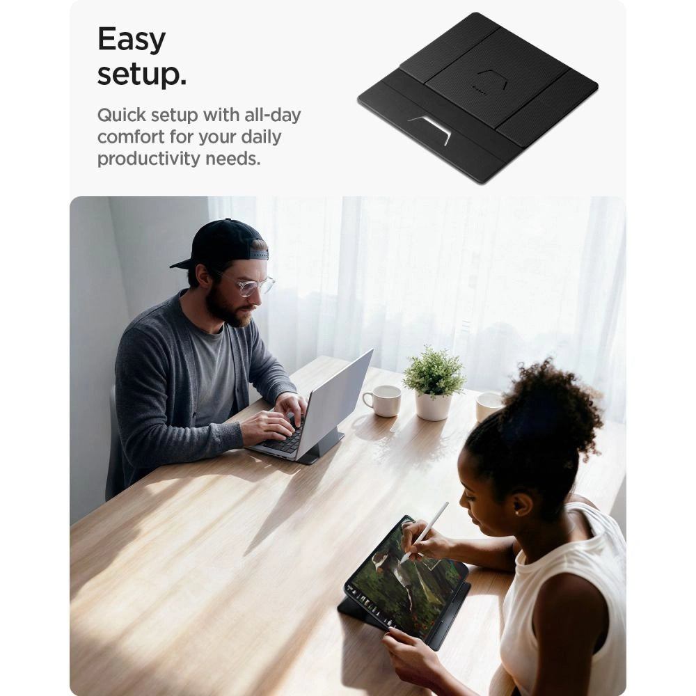 Podstawka pod laptopa Spigen SlimFold LD201-S8 pod laptop - szara – zdjęcie 11