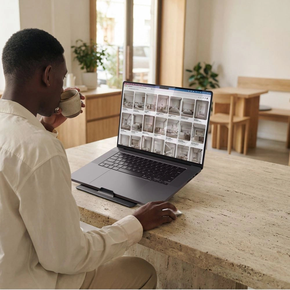 Podstawka pod laptopa Spigen SlimFold LD201-S8 pod laptop - szara – zdjęcie 14