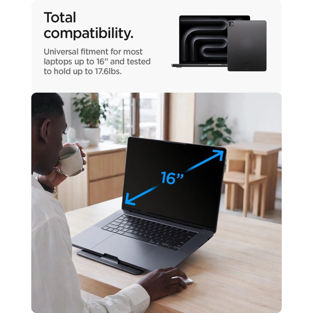 Podstawka pod laptopa Spigen SlimFold LD201-S8 pod laptop - szara – zdjęcie 7