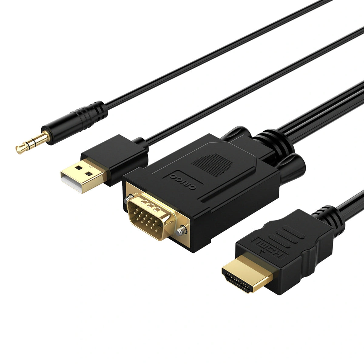 Kabel Orico XD-VATH do HDMI Full HD 60 Hz z zasilaniem USB 5 m - czarny