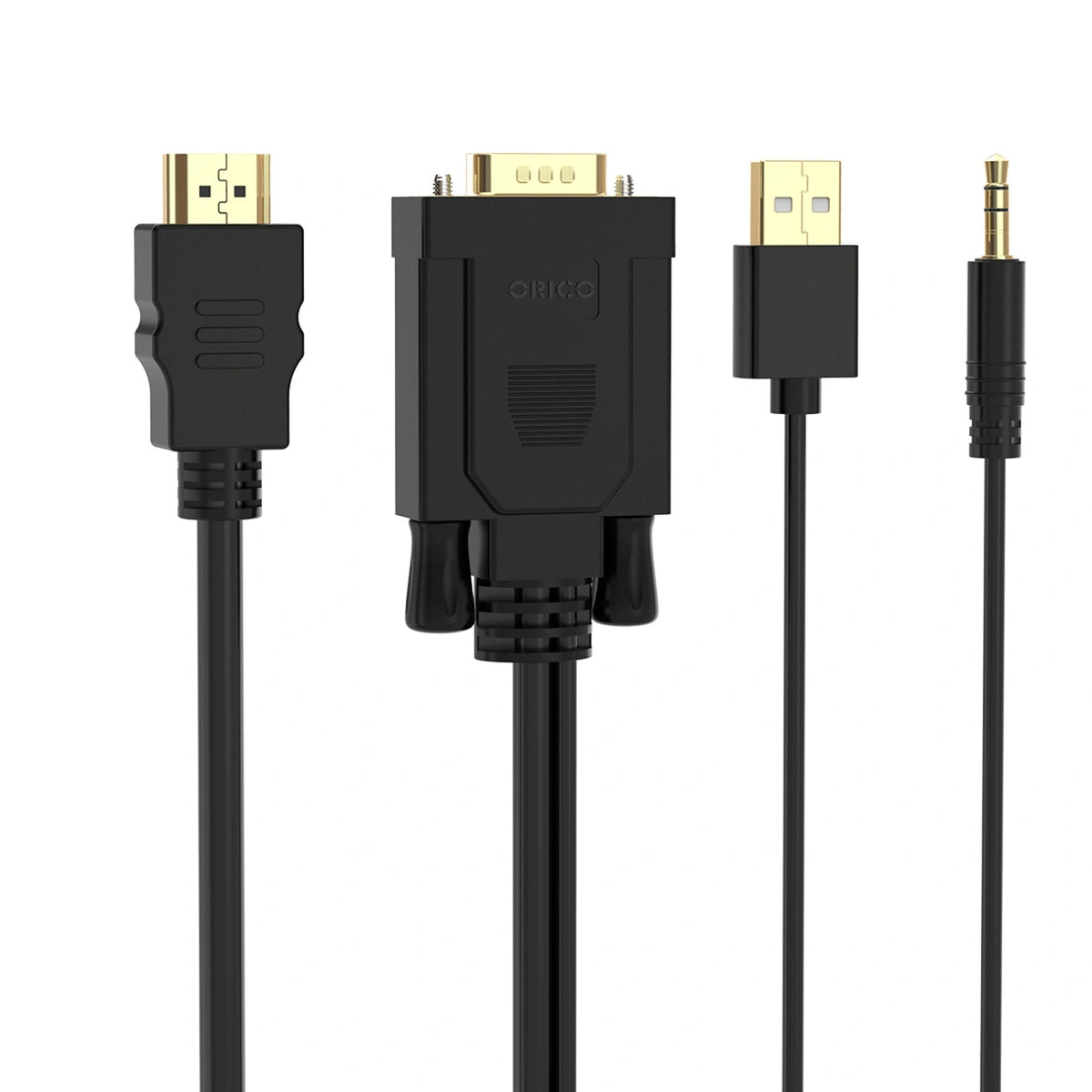 Kabel Orico XD-VATH do HDMI Full HD 60 Hz z zasilaniem USB 5 m - czarny – zdjęcie 2