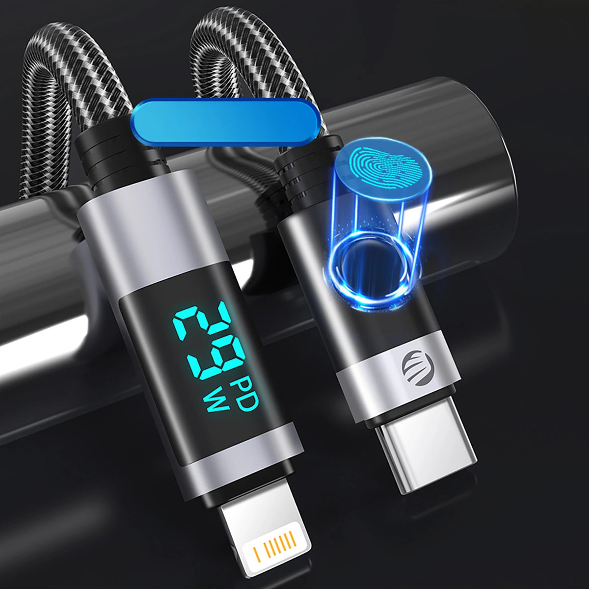 Kabel Orico LDC2L do Lightning PD 29 W z wyświetlaczem LED 480 Mb/s 2 m – zdjęcie 10