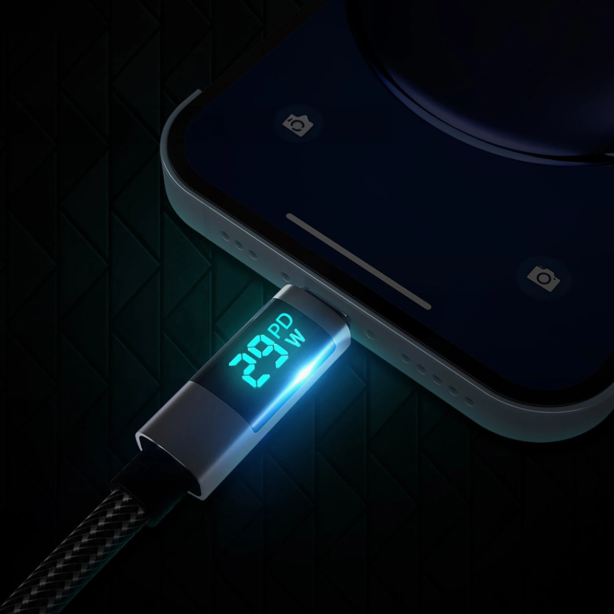 Kabel Orico LDC2L do Lightning PD 29 W z wyświetlaczem LED 480 Mb/s 2 m – zdjęcie 7