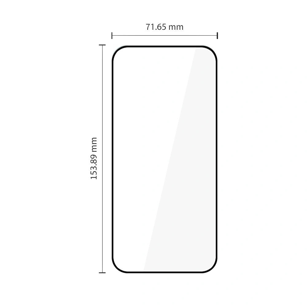 Szkło hartowane Tech-Protect Glass Fit+ 2-Pack na Xiaomi 17T - czarne – zdjęcie 2