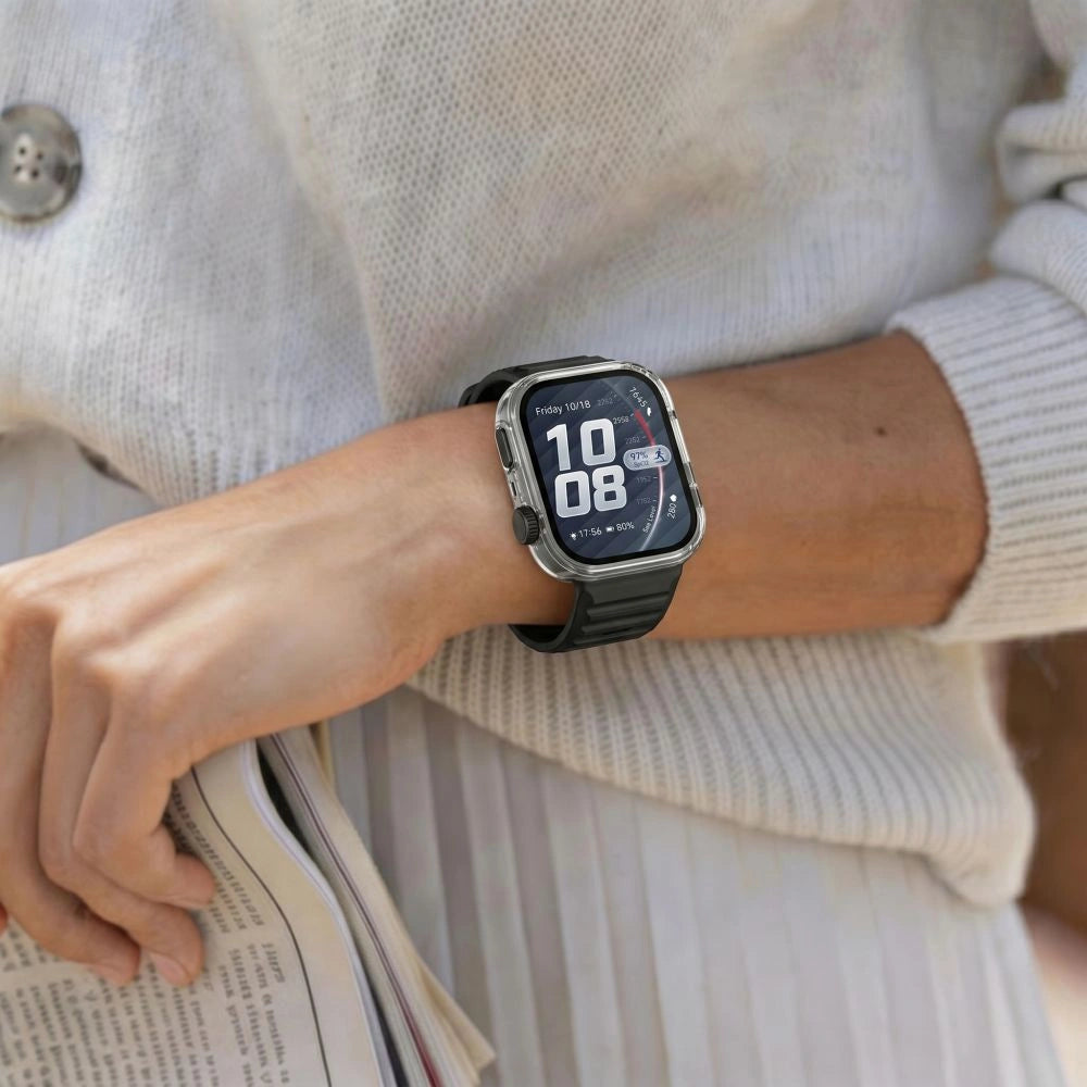 Etui Tech-Protect Defense na Huawei Watch Fit 5 Pro - przezroczyste – zdjęcie 5
