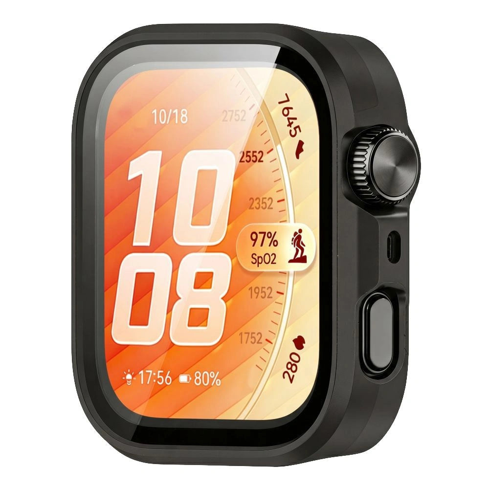 Etui Tech-Protect Defense na Huawei Watch Fit 5 Pro - czarne – zdjęcie 2