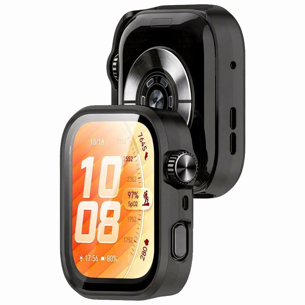 Etui Tech-Protect Defense na Huawei Watch Fit 5 Pro - czarne – zdjęcie 4