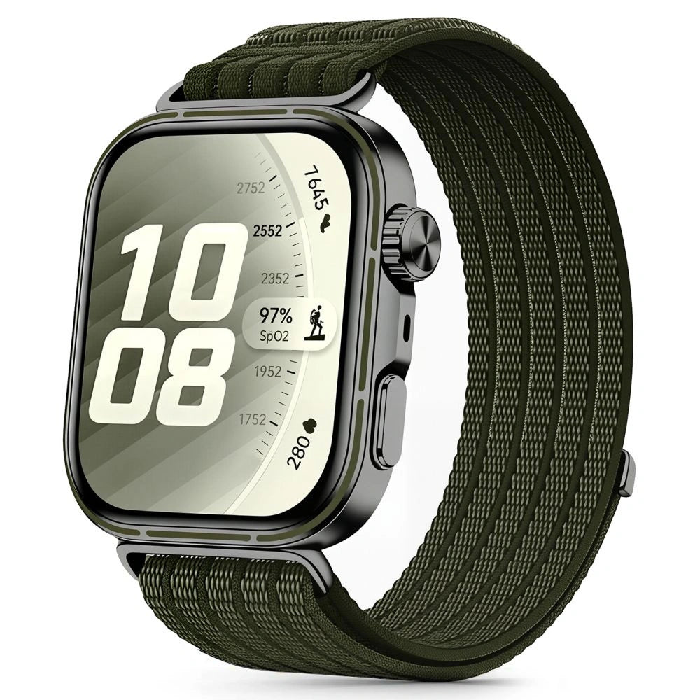 Pasek Tech-Protect Nylon an Huawei Watch Fit 3 / 4 / 4 Pro / 5 - zielony