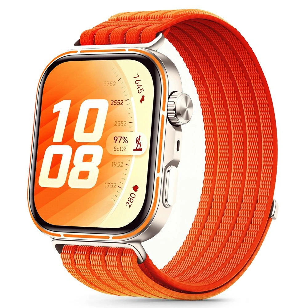 Pasek Tech-Protect Nylon an Huawei Watch Fit 3 / 4 / 4 Pro - pomarańczowy