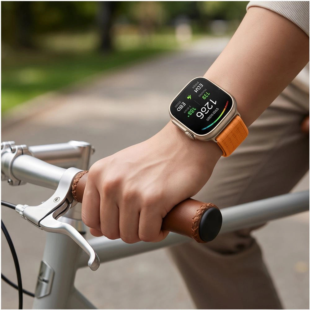 Pasek Tech-Protect Nylon an Huawei Watch Fit 3 / 4 / 4 Pro - pomarańczowy – zdjęcie 5