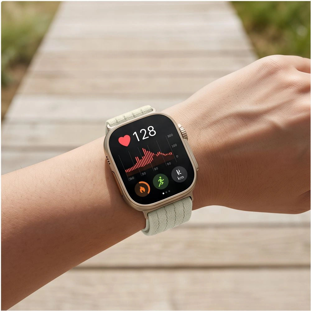 Pasek Tech-Protect Nylon an Huawei Watch Fit 3 / 4 / 4 Pro / 5 / 5 - biały – zdjęcie 5