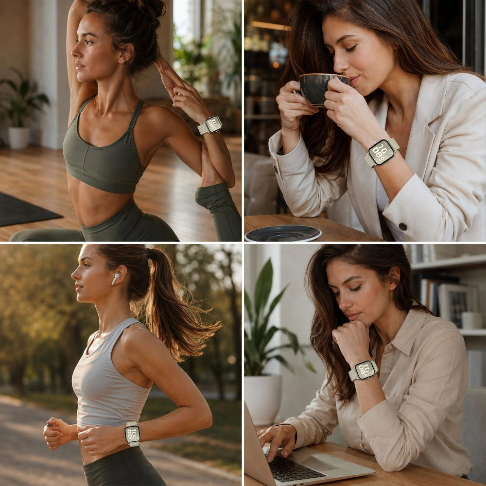 Pasek Tech-Protect Nylon an Huawei Watch Fit 3 / 4 / 4 Pro / 5 / 5 - biały – zdjęcie 7