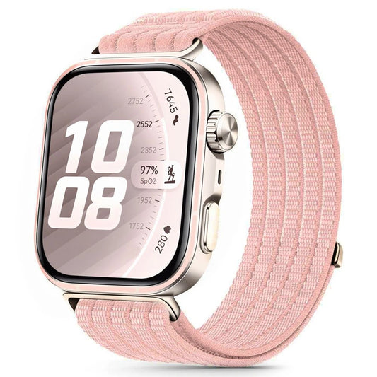 Pasek Tech-Protect Nylon an Huawei Watch Fit 3 / 4 / 4 Pro / 5 - różowy