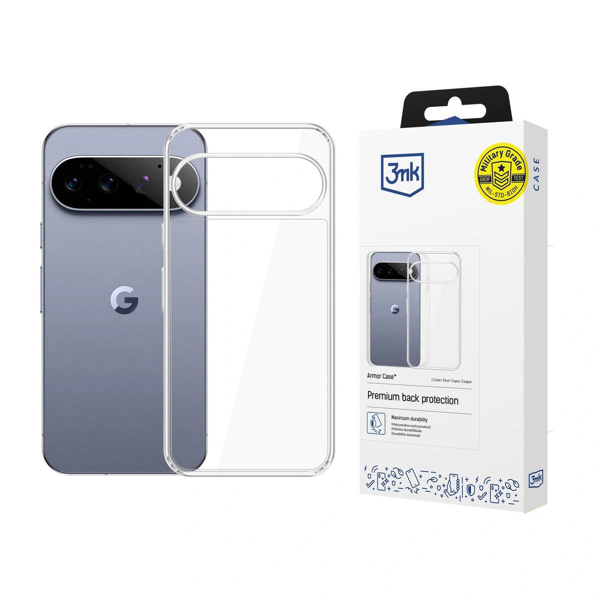 Etui 3mk Armor Case na Google Pixel 11 Pro XL - przezroczyste