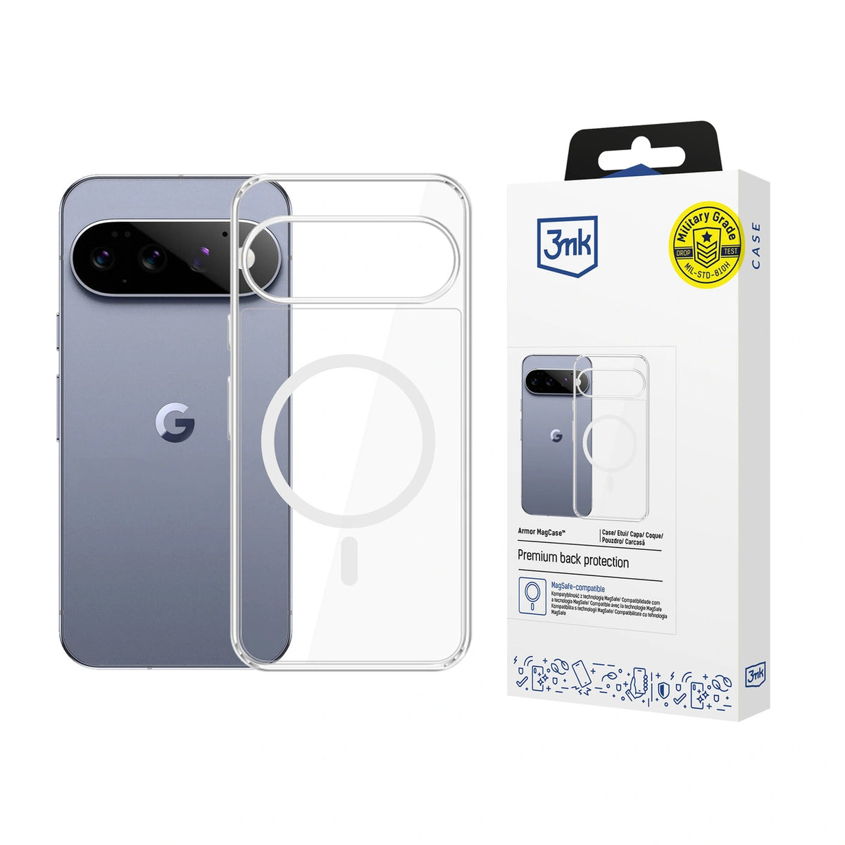 Etui 3mk Armor MagCase na Google Pixel 11 - przezroczyste