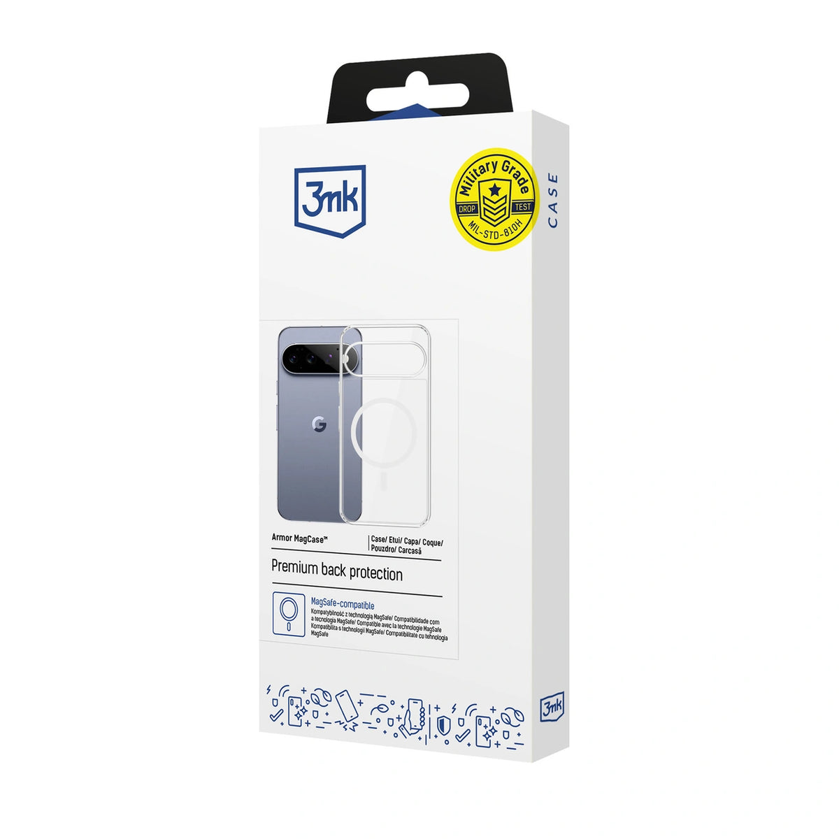 Etui 3mk Armor MagCase na Google Pixel 11 - przezroczyste – zdjęcie 4