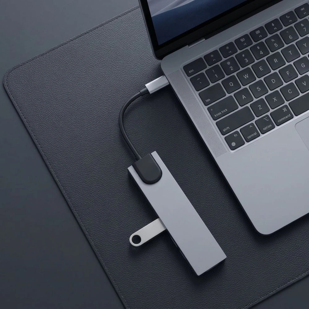 Hub USB Tech-Protect HB09 8w1 TYPE-C + USB-A 3.0 + USB-C 3.0 + - szary – zdjęcie 8