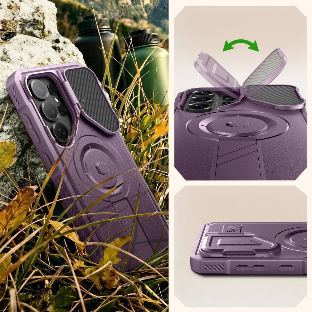 Etui Tech-Protect Kevlar MagSafe 2-Set na Samsung Galaxy S26 Ultra - czarne – zdjęcie 5