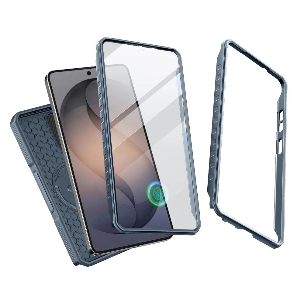 Etui Tech-Protect Kevlar MagSafe na Samsung Galaxy S26 Ultra - niebieskie – zdjęcie 3
