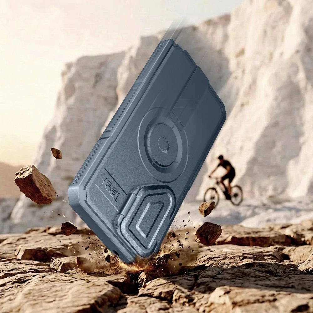 Etui Tech-Protect Kevlar MagSafe na Samsung Galaxy S26 Ultra - niebieskie – zdjęcie 6