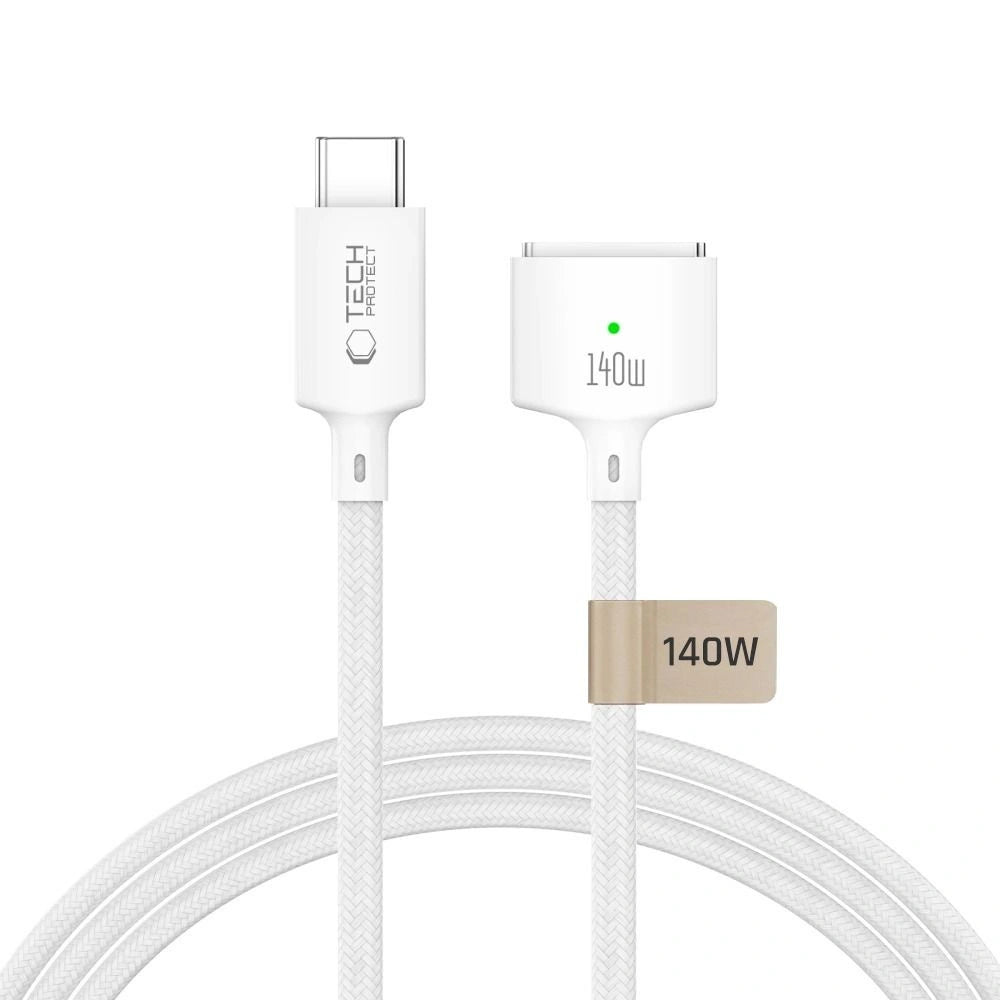 Kabel Tech-Protect MMC01 Ultraboost USB-C / USB-C do MacBook - biały